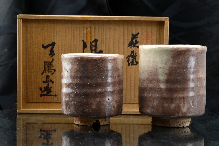 Hagi yunomi teáscsésze pár