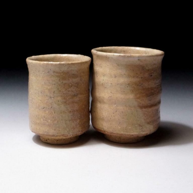 Kaneta Masanao Hagi japán teáscsésze pár