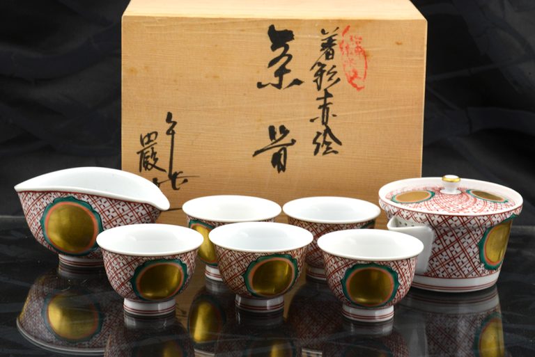 Kyo-Kutani japán sencha teáskészlet