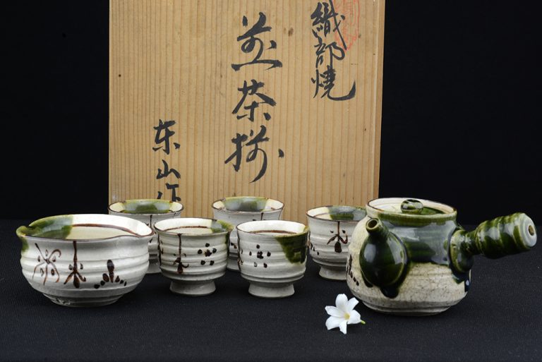 Oribe japán teaszett