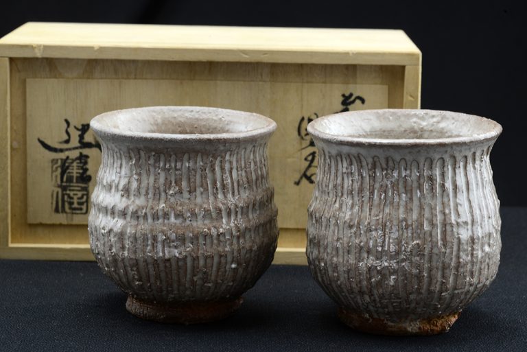 Seto yunomi japán teáscsésze pár