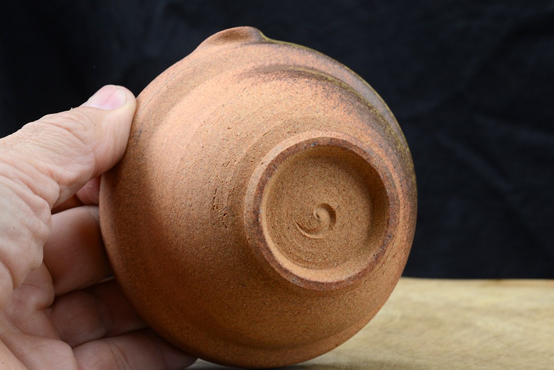 rakusai takahashi műhelyében készült japán shigaraki teáskészlet