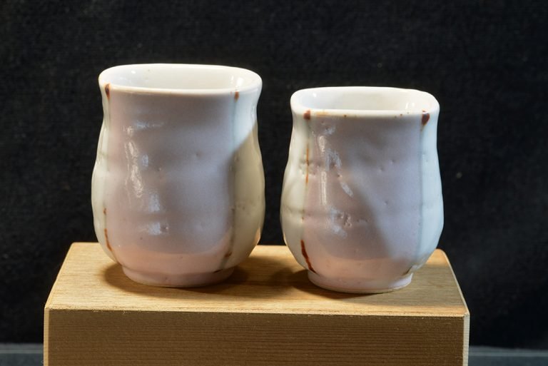 shino yunomi japán teáscsésze pár