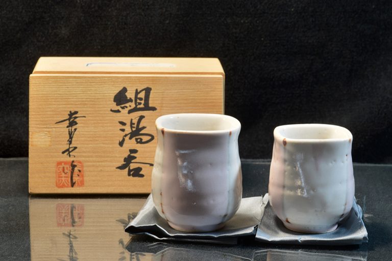 shino yunomi japán teáscsésze pár