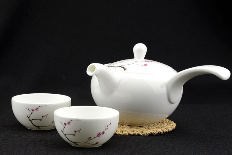 Arita Fukagawa kézzel festett japán porcelán teáskészlet