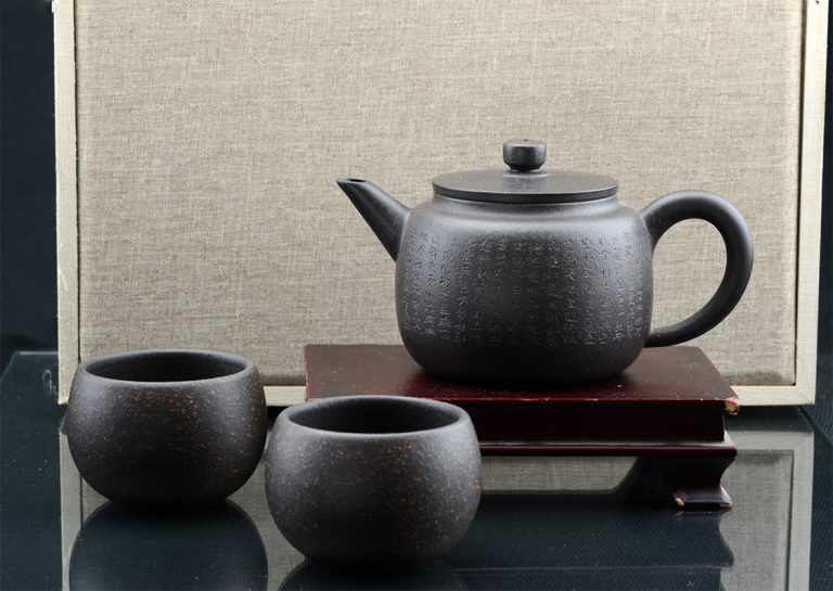 Szutra shui ping yixing teáskészlet