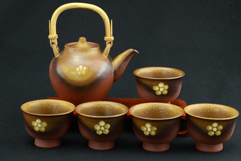 Tamba fatüzes japán teáskészlet