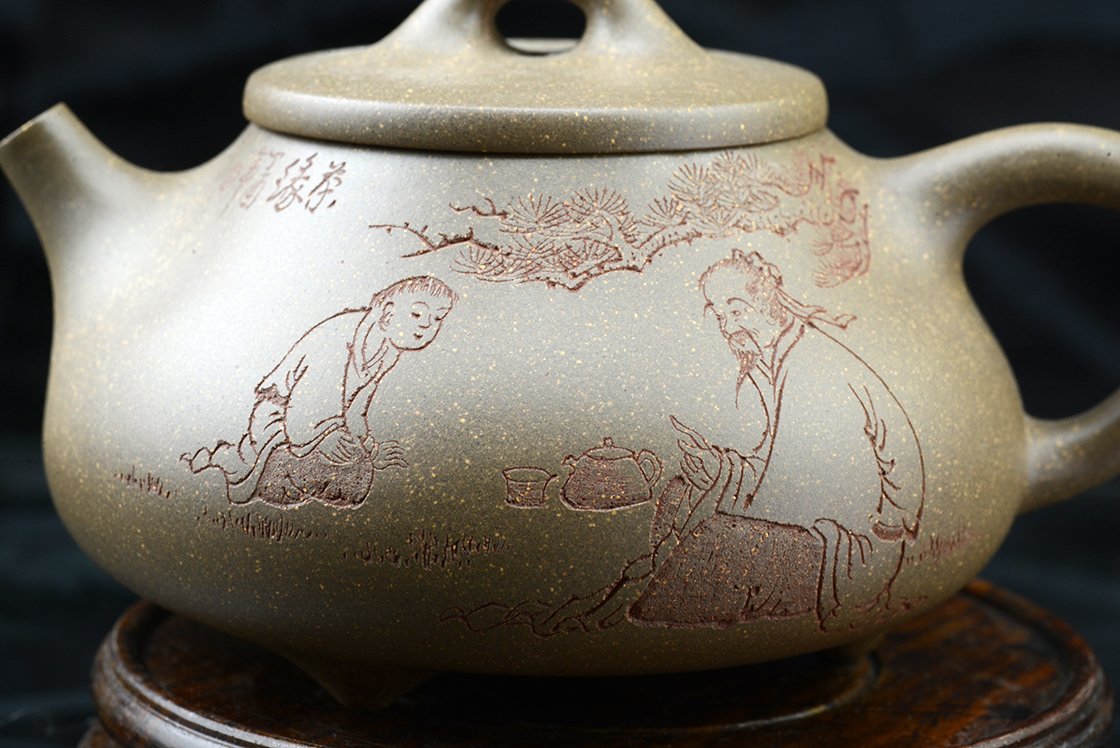 A Mester és tanítványa shipiao yixing teáskanna