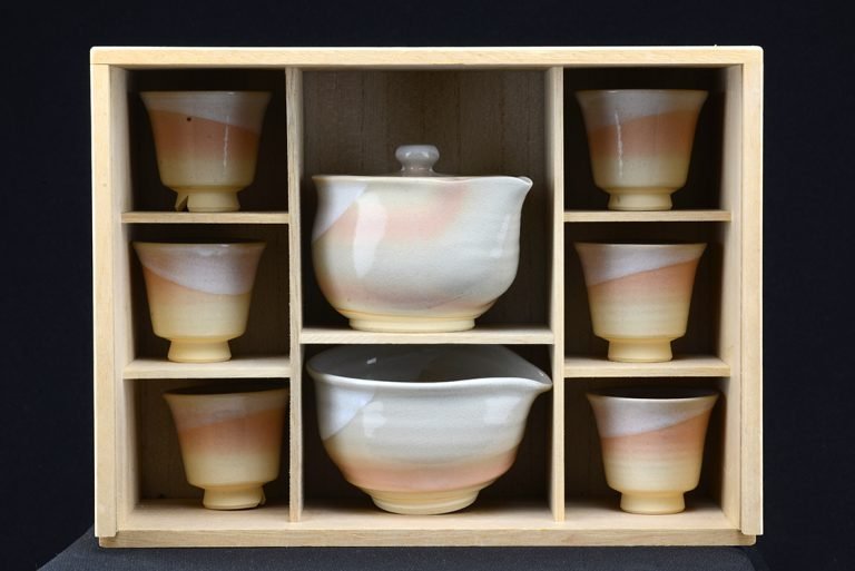 Tempozan műhely Hagi teáskészlet