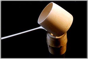 Hishaku bambusz vízmerő furohoz