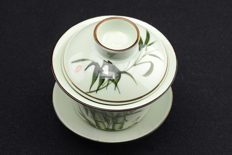 Bambusz gaiwan csésze