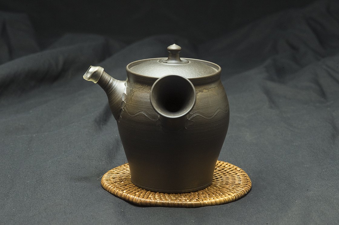 Fekete sár tokoname teáskanna