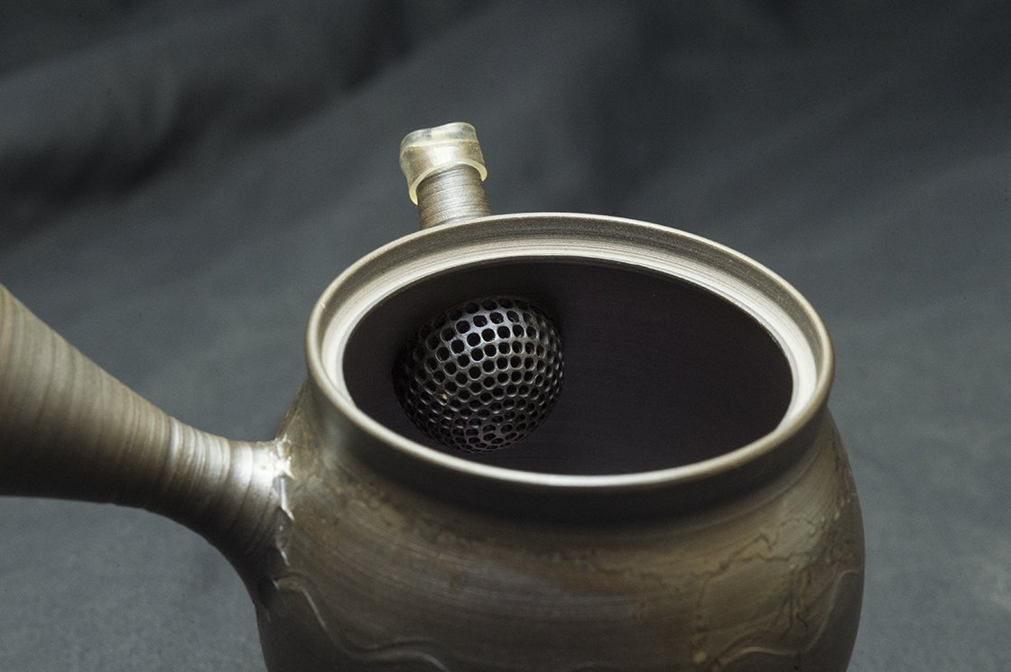 Fekete sár tokoname teáskanna