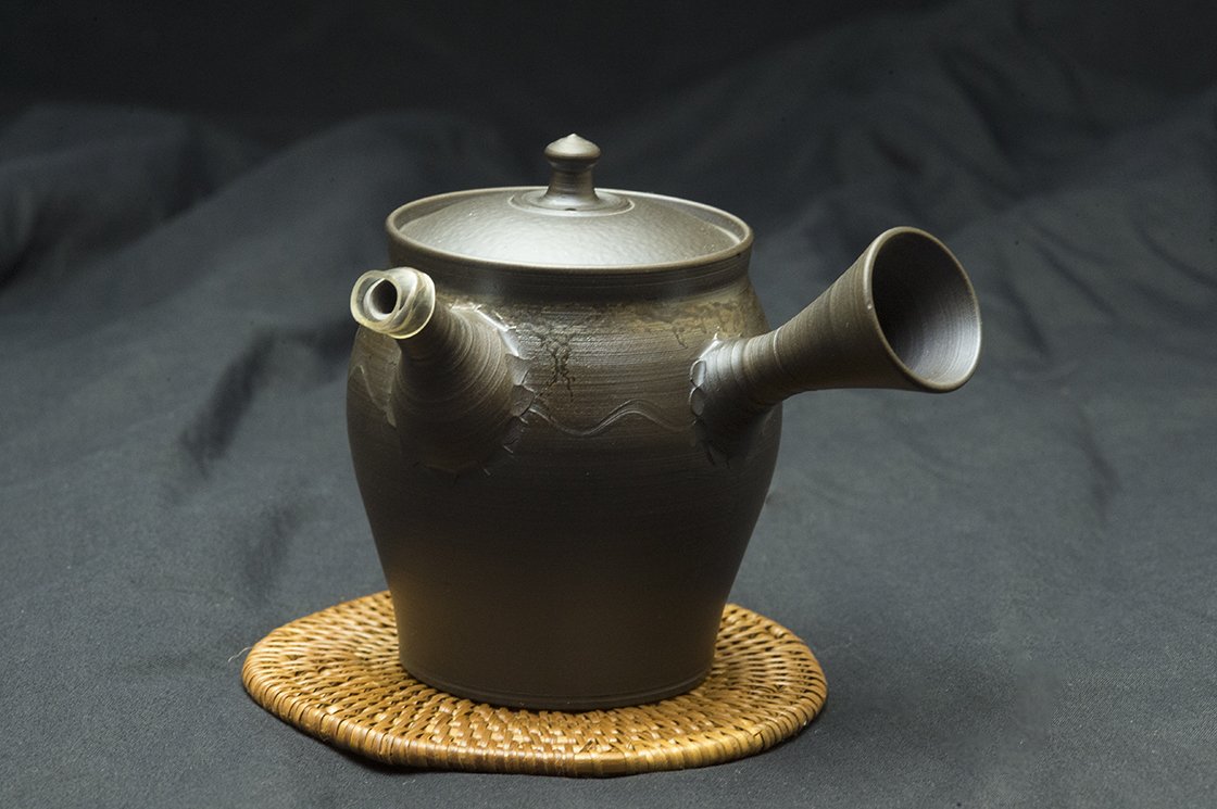 Fekete sár tokoname teáskanna