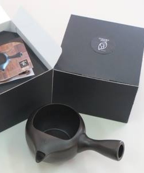 Gen Kuro fedél nélküli japán teáskanna