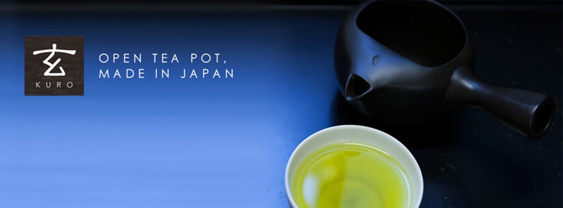 Gen Kuro fedél nélküli japán teáskanna