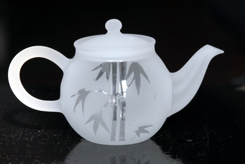 Üveg sencha teáskanna