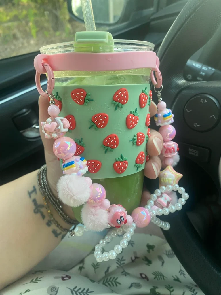 szirupos epres matcha élmény