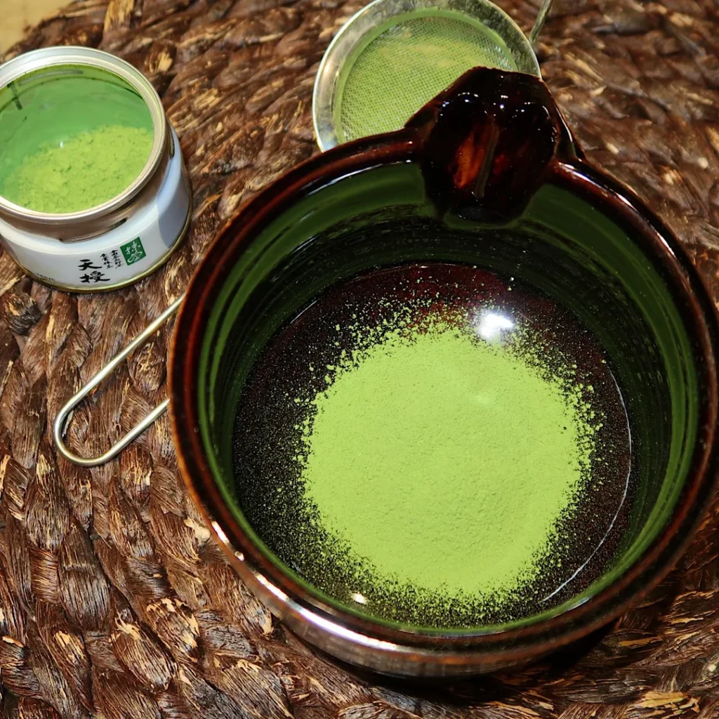 matcha tenju latte