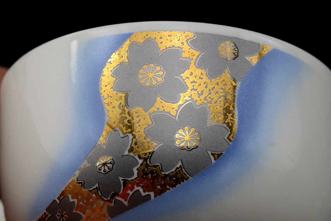 Hasami Sakura porcelán teáscsésze készlet