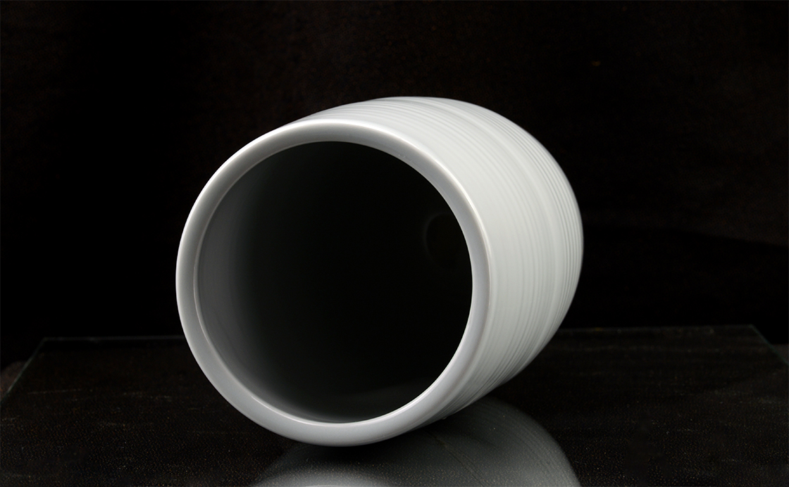 Kék porcelán japán virágváza