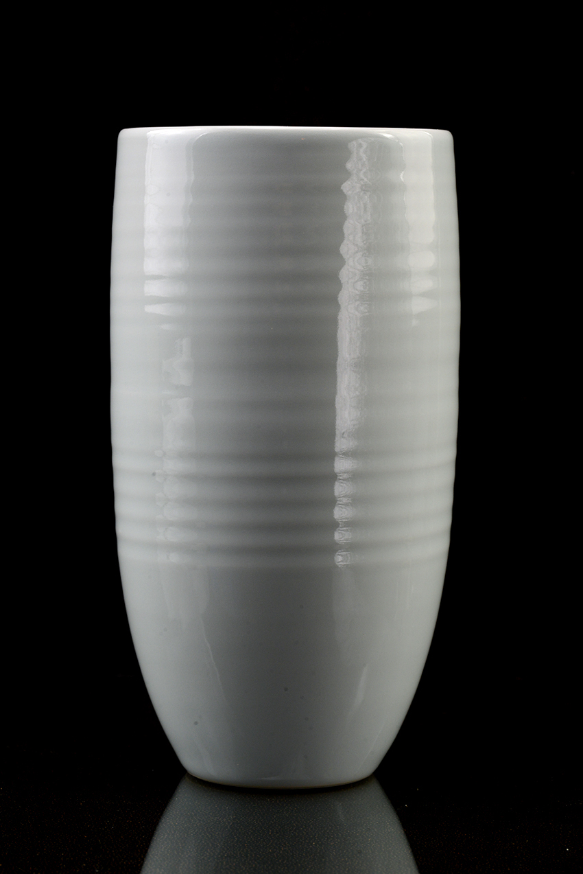 Kék porcelán japán virágváza