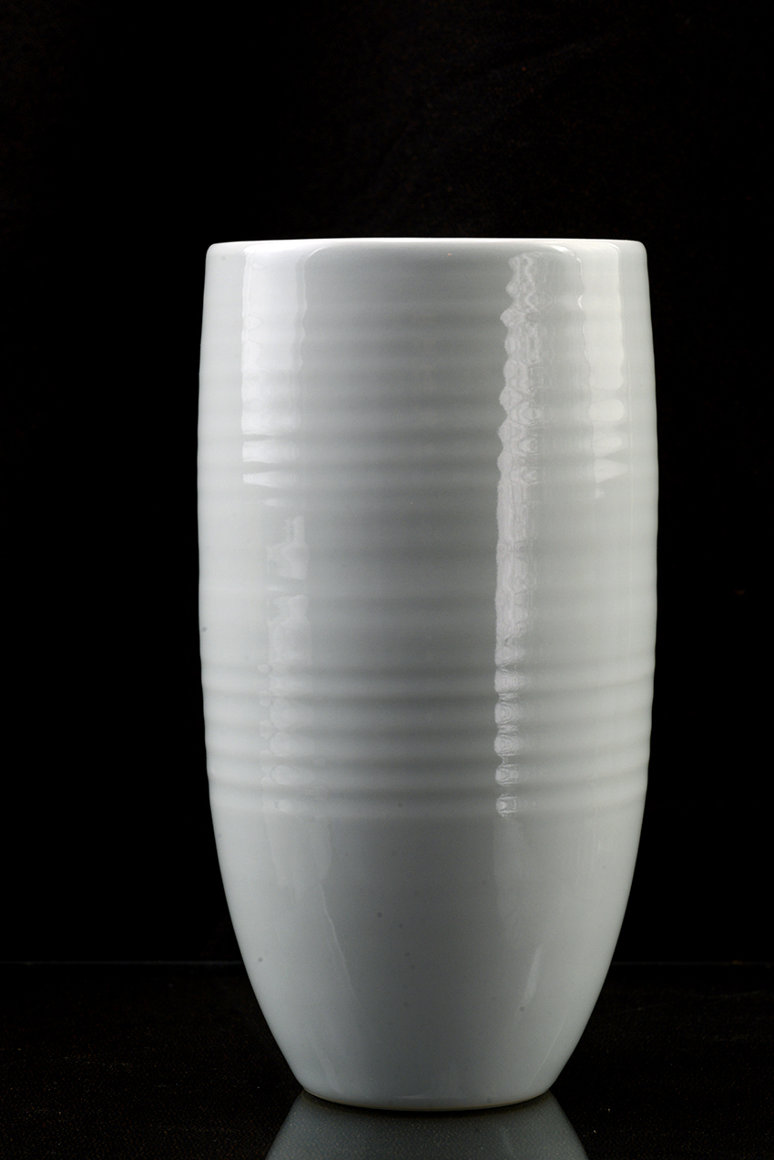 Kék porcelán japán virágváza