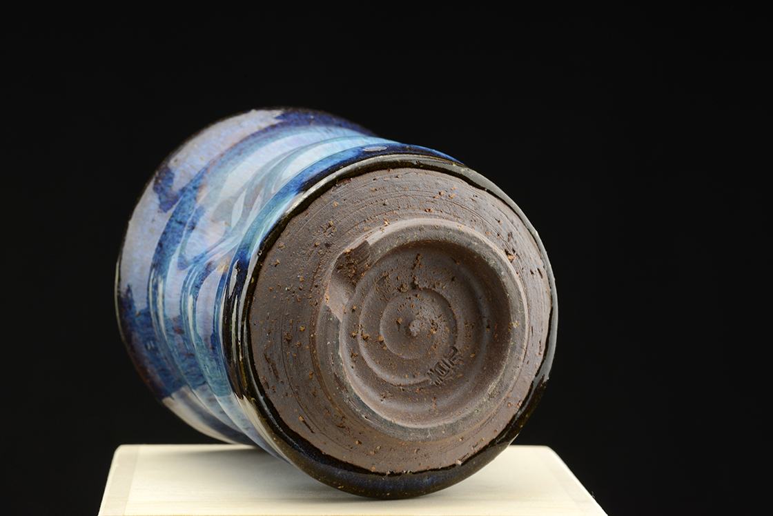 Kék hagi japán teáscsésze