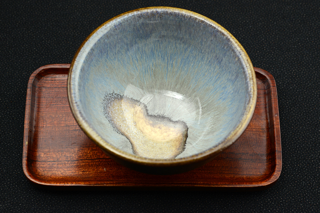 Bársonyos raku csésze