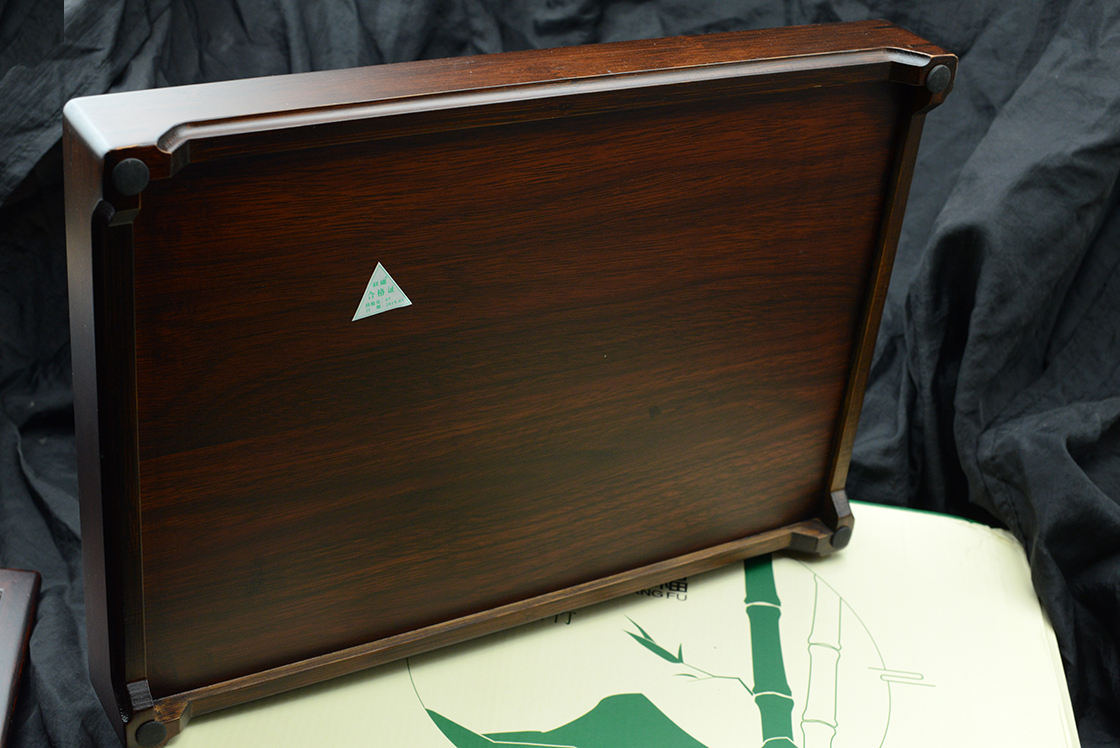 Sötét bambusz teatálca