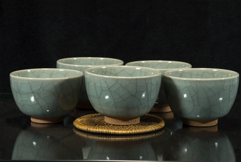 Celadon teáscsésze készlet