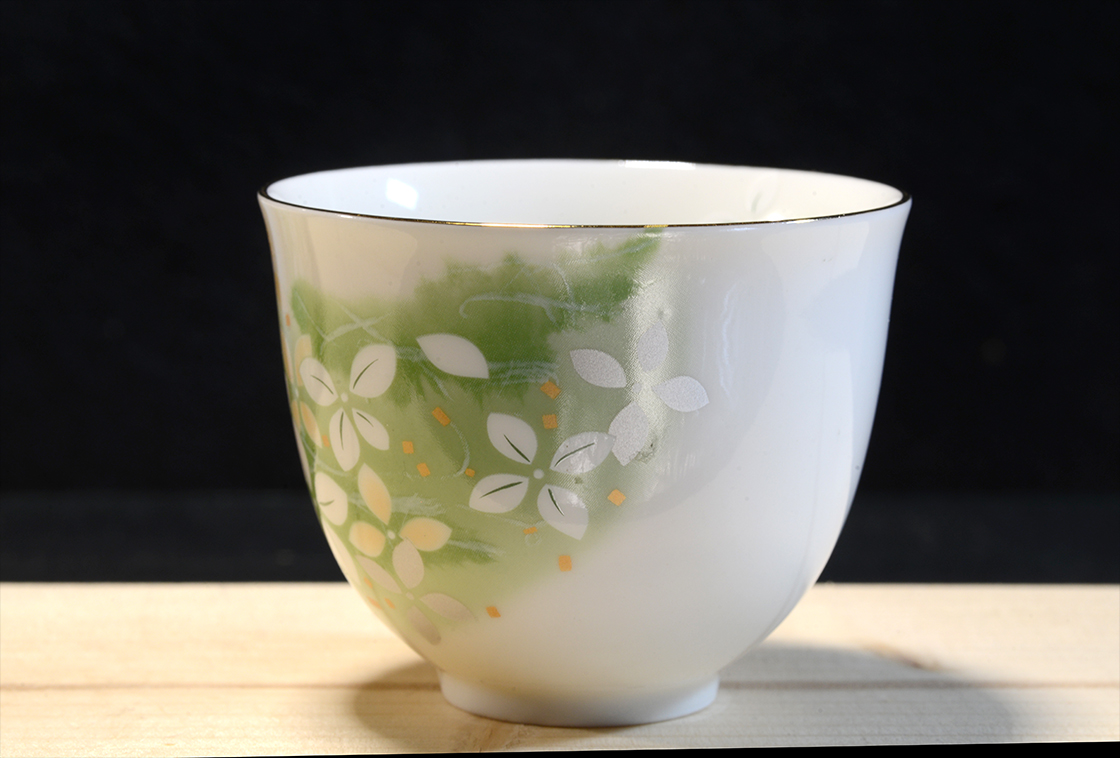 Cseresznyevirágzás teáscsésze készlet