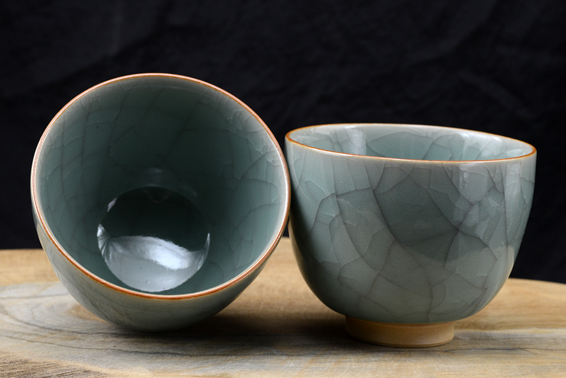 Celadon teáscsésze készlet