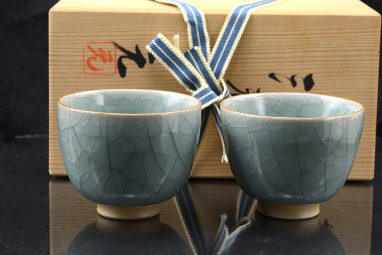 Celadon teáscsésze készlet