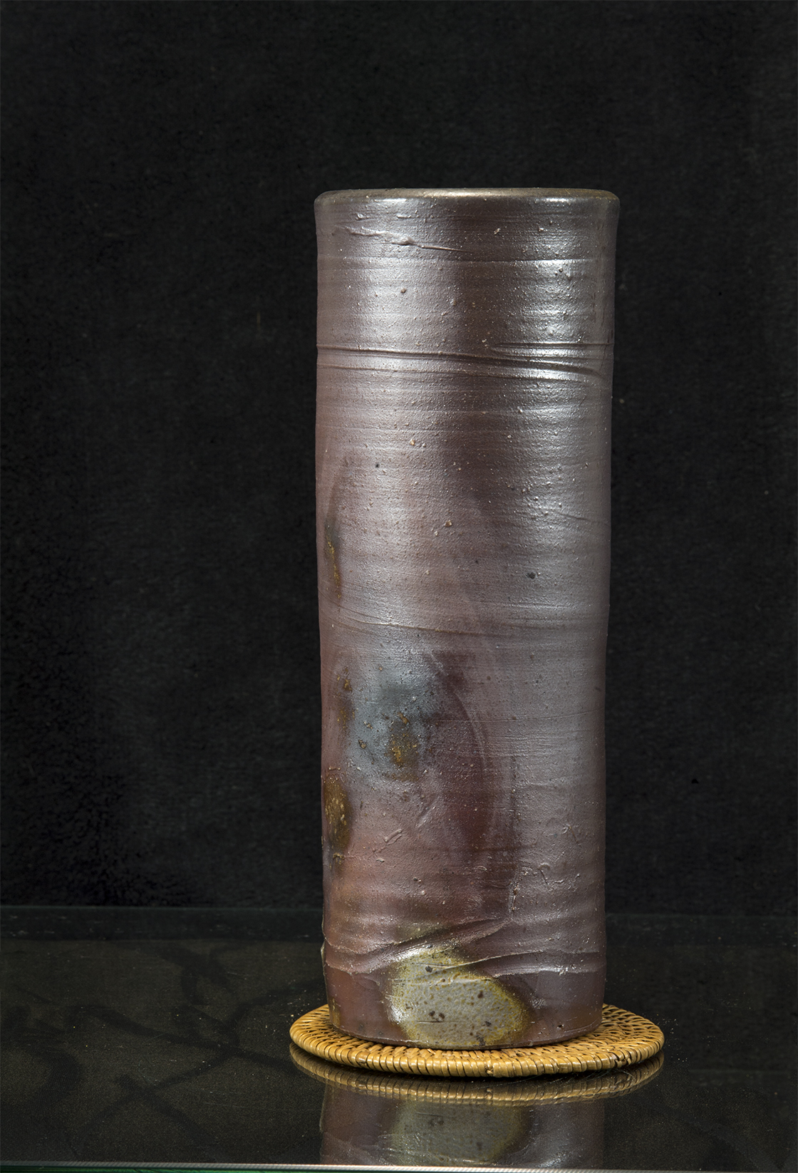 Bizen hanaire fatüzes virágváza