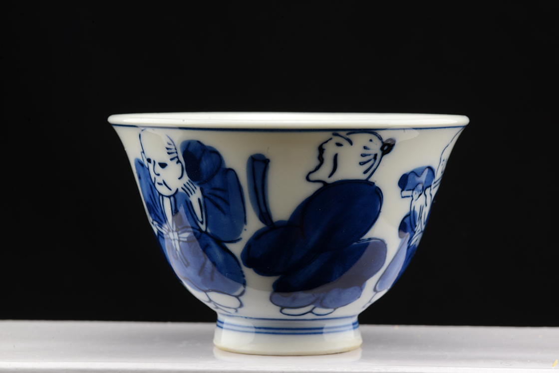 Kézzel festett japán porcelán teáscsésze készlet