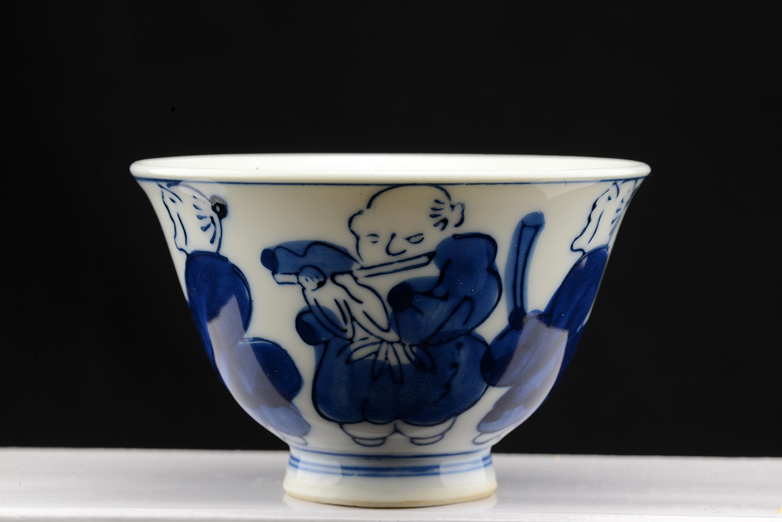 Kézzel festett japán porcelán teáscsésze készlet