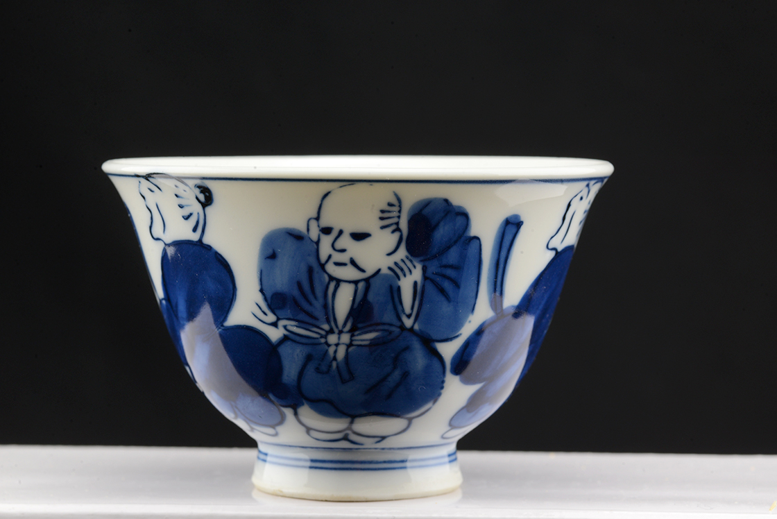 Kézzel festett japán porcelán teáscsésze készlet