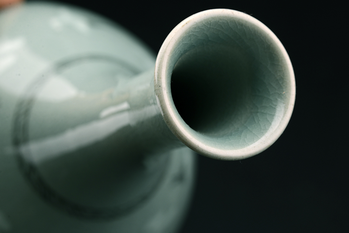 Koreai celadon váza