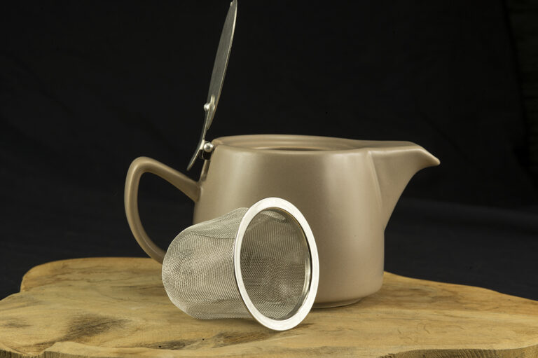 Modern beige teáskanna