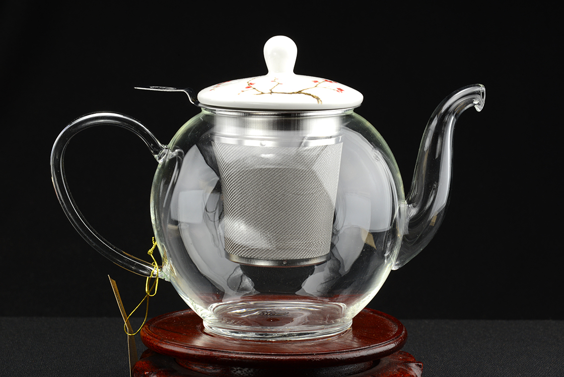 Sakura üveg teáskanna