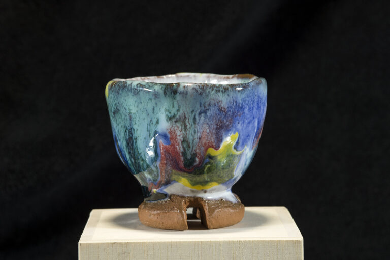 Seigan-kék teáscsésze