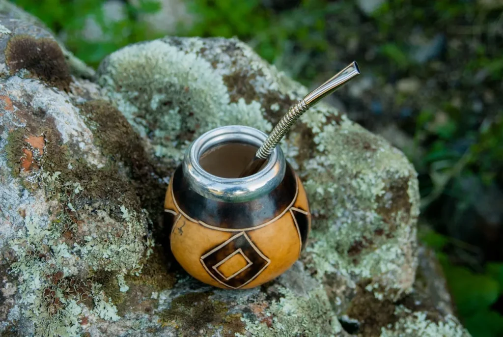 Mate Calabaza Mariposa bombillával