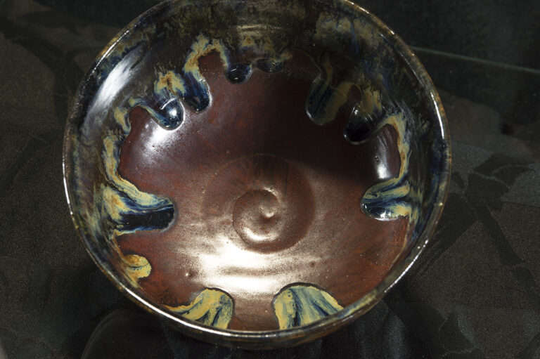 Kitamura színpompás chawan