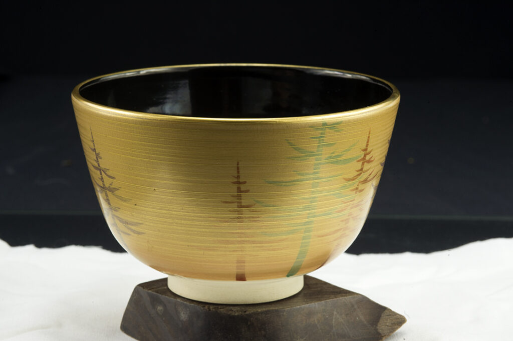 Aranyos fenyves chawan matcha csésze