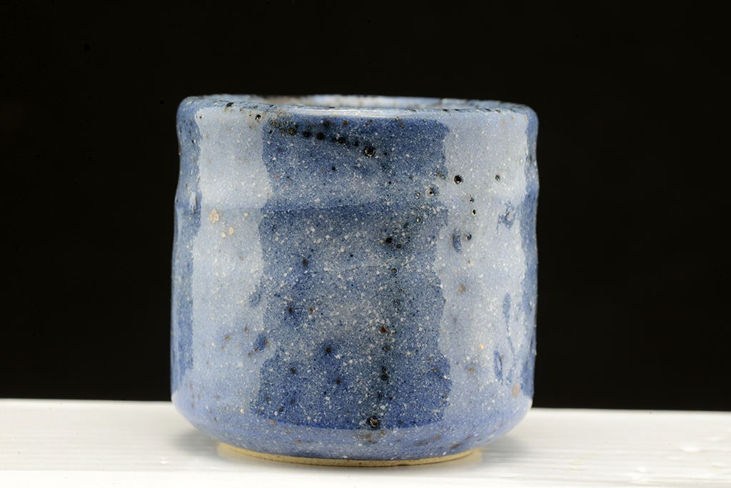 Kék shino japán teáskészlet