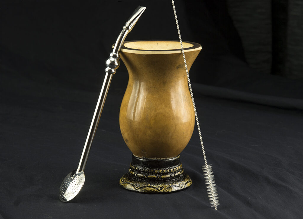 Cuia Paraná brazil mate tök bombillával