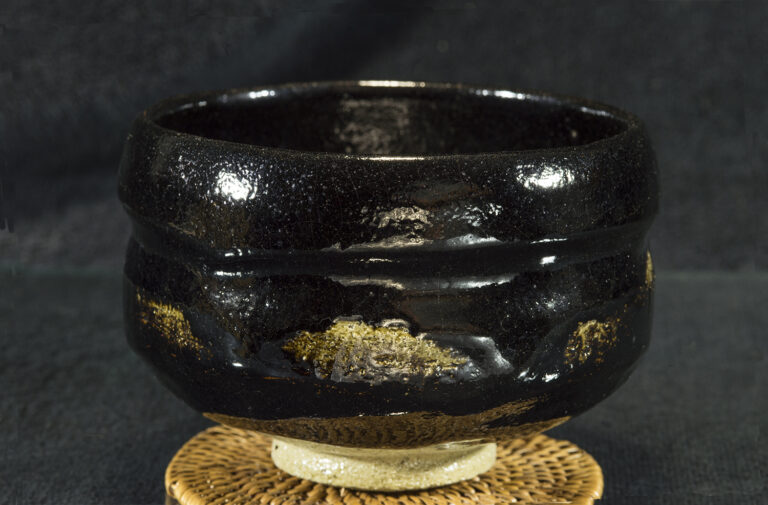 Daitokuji templom kuro raku matcha csésze # 17