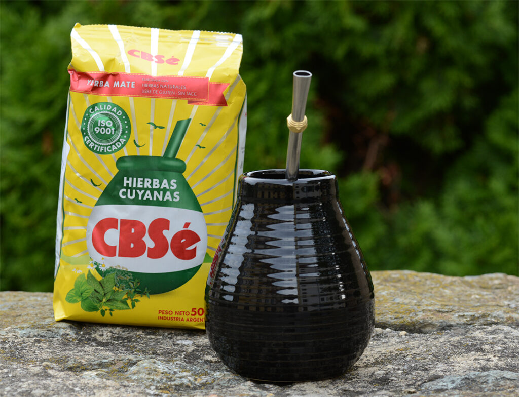 Fekete kerámia mate készlet