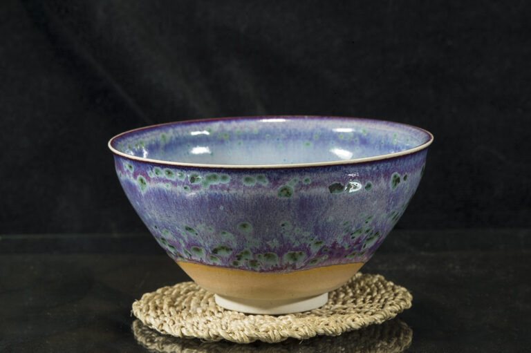 Pávaszem tenmoku chawan matcha csésze